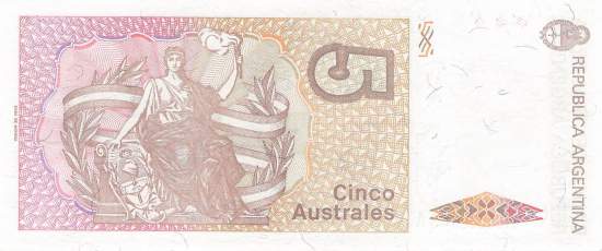 Argentinien p324a 5 Australes 1985